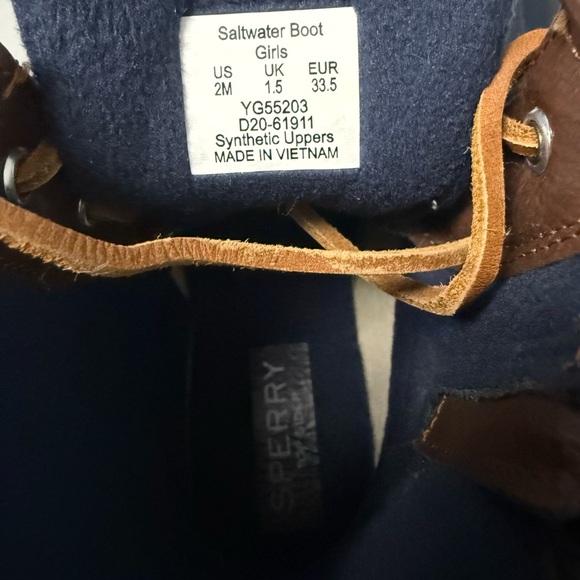 Sperry Girls Saltwater Boot - Picture 5 of 6
